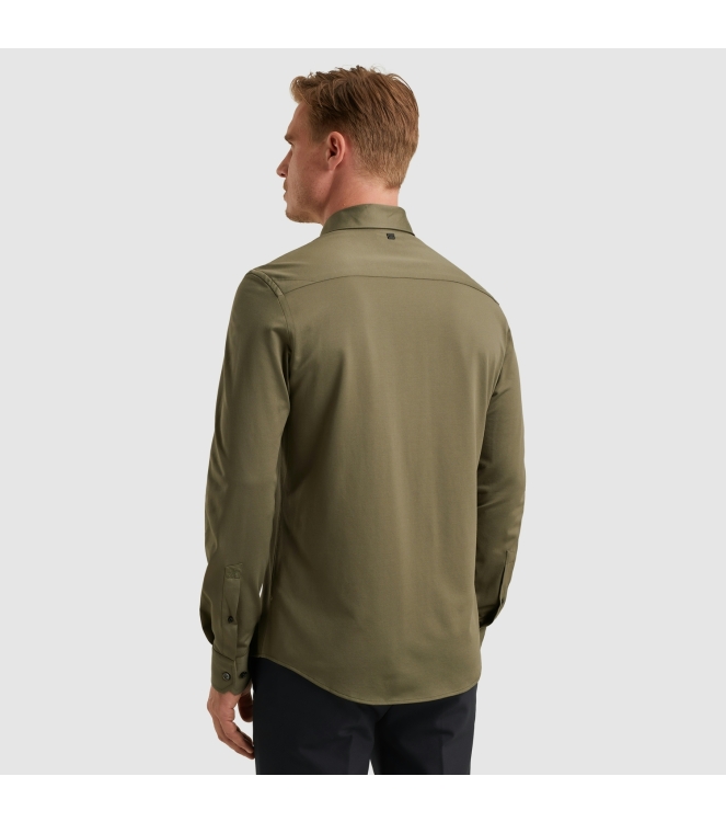 Vanguard LONG SLEEVE SHIRT Versatile Oxford 6497 Tea leaf