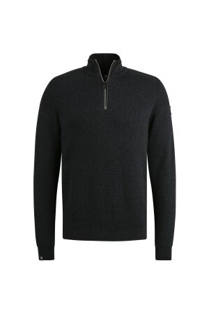 Vanguard Half zip collar cotton mouline 5073 Sky captain