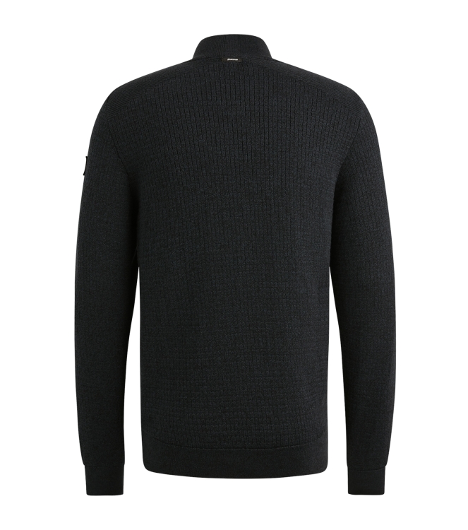 Vanguard Half zip collar cotton mouline 5073 Sky captain