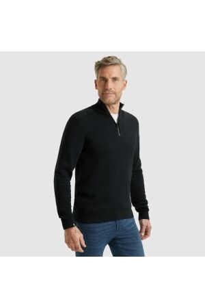 Vanguard Half zip collar cotton mouline 5073 Sky captain