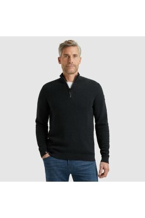 Vanguard Half zip collar cotton mouline 5073 Sky captain