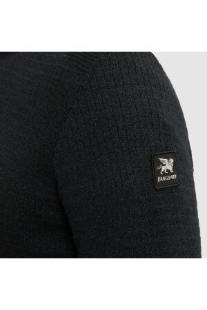 Vanguard Half zip collar cotton mouline 5073 Sky captain