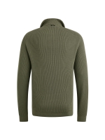 Vanguard Half zip collar cotton structure 6497 Tea leaf