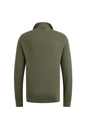 Vanguard Half zip collar cotton structure 6497 Tea leaf