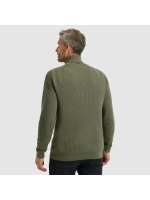 Vanguard Half zip collar cotton structure 6497 Tea leaf