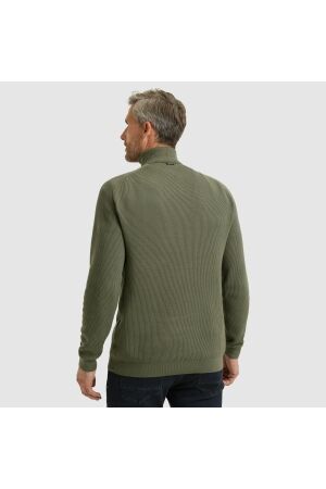 Vanguard Half zip collar cotton structure 6497 Tea leaf