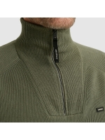 Vanguard Half zip collar cotton structure 6497 Tea leaf