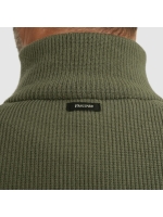 Vanguard Half zip collar cotton structure 6497 Tea leaf