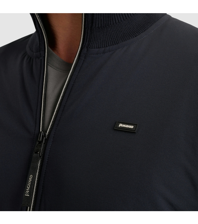 Vanguard Zip jacket cotton modal 5073 Sky captain