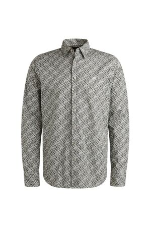 Vanguard Long Sleeve Shirt Print on fine Po 9143 Gray dawn