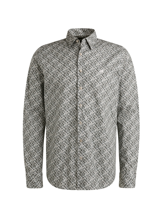 Vanguard Long Sleeve Shirt Print on fine Po 9143 Gray dawn