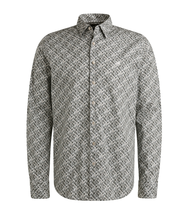 Vanguard Long Sleeve Shirt Print on fine Po 9143 Gray dawn