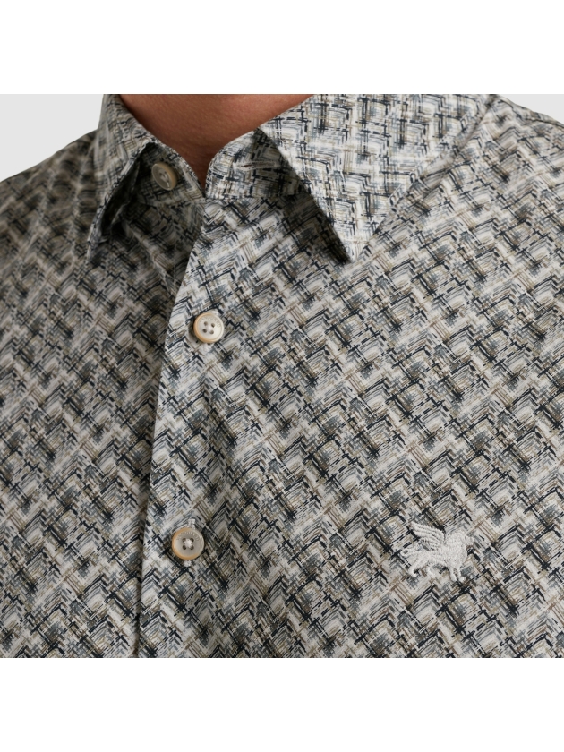 Vanguard Long Sleeve Shirt Print on fine Po 9143 Gray dawn