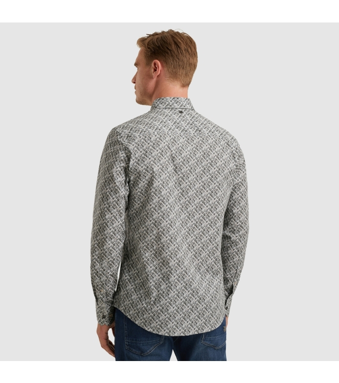 Vanguard Long Sleeve Shirt Print on fine Po 9143 Gray dawn