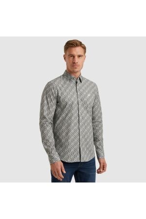 Vanguard Long Sleeve Shirt Print on fine Po 9143 Gray dawn