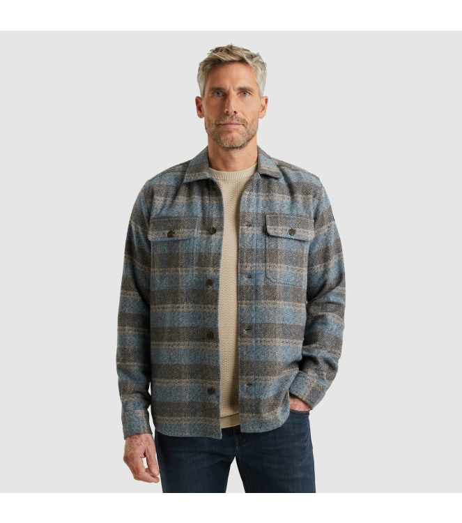 Vanguard LONG SLEEVE SHIRT Check Brushed Mo 5279 Bering sea