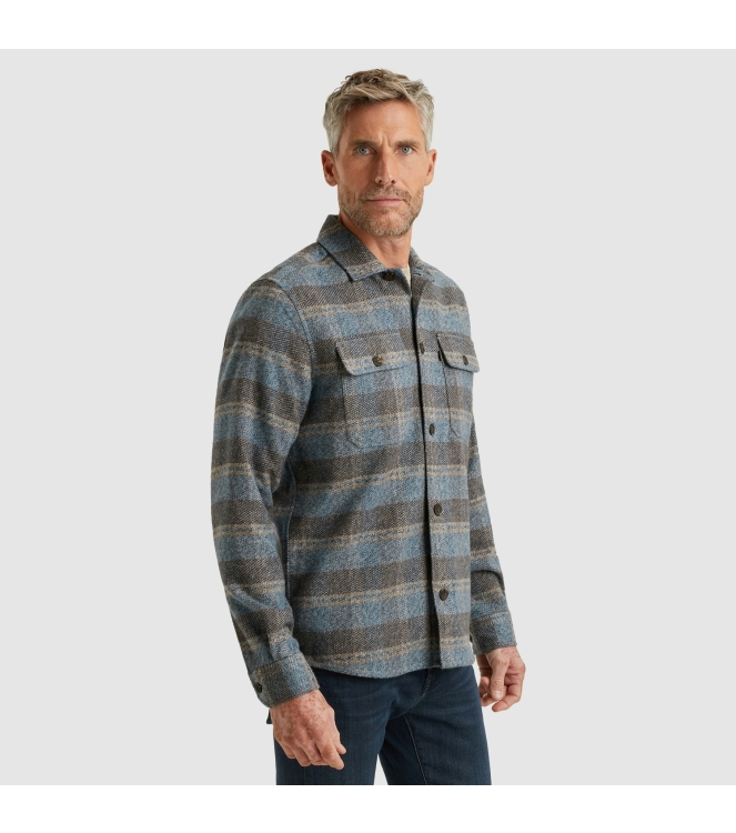 Vanguard LONG SLEEVE SHIRT Check Brushed Mo 5279 Bering sea