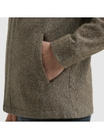 Vanguard Long Sleeve Shirt Solid Brushed Mo 8015 Lead grey