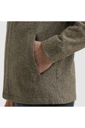 Vanguard Long Sleeve Shirt Solid Brushed Mo 8015 Lead grey
