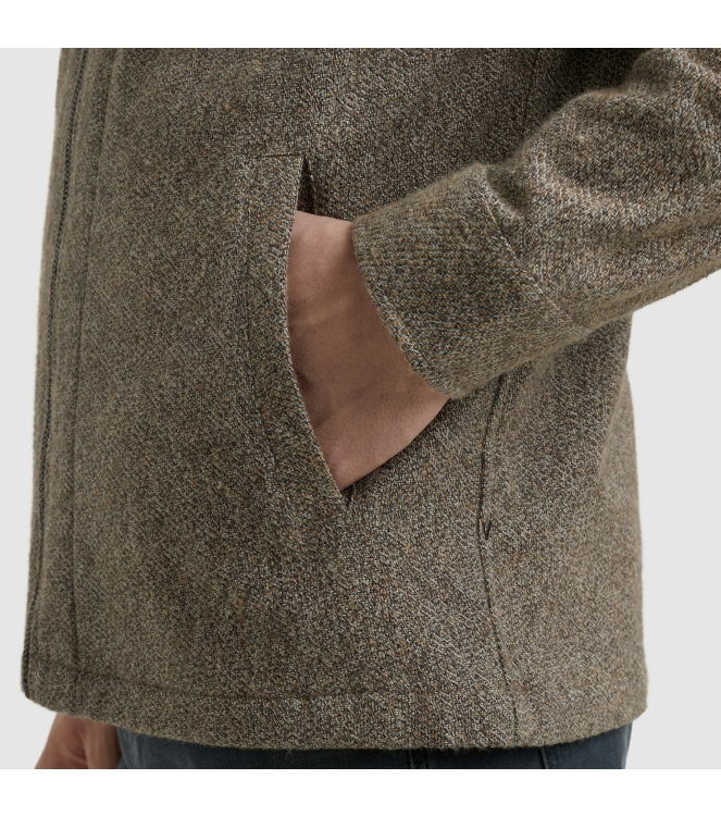 Vanguard Long Sleeve Shirt Solid Brushed Mo 8015 Lead grey