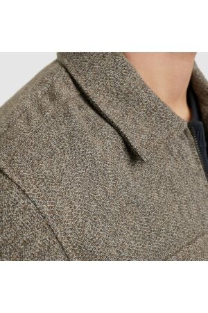 Vanguard Long Sleeve Shirt Solid Brushed Mo 8015 Lead grey