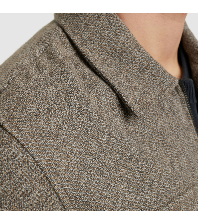 Vanguard Long Sleeve Shirt Solid Brushed Mo 8015 Lead grey