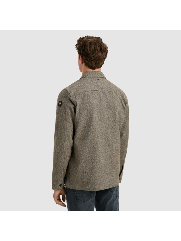 Vanguard Long Sleeve Shirt Solid Brushed Mo 8015 Lead grey