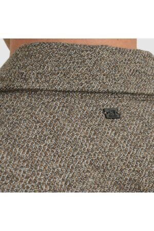 Vanguard Long Sleeve Shirt Solid Brushed Mo 8015 Lead grey