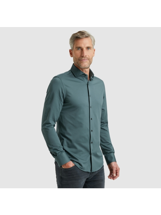 Vanguard LONG SLEEVE SHIRT Tech Oxford Jers 5279 Bering sea