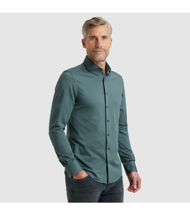 Vanguard LONG SLEEVE SHIRT Tech Oxford Jers 5279 Bering sea