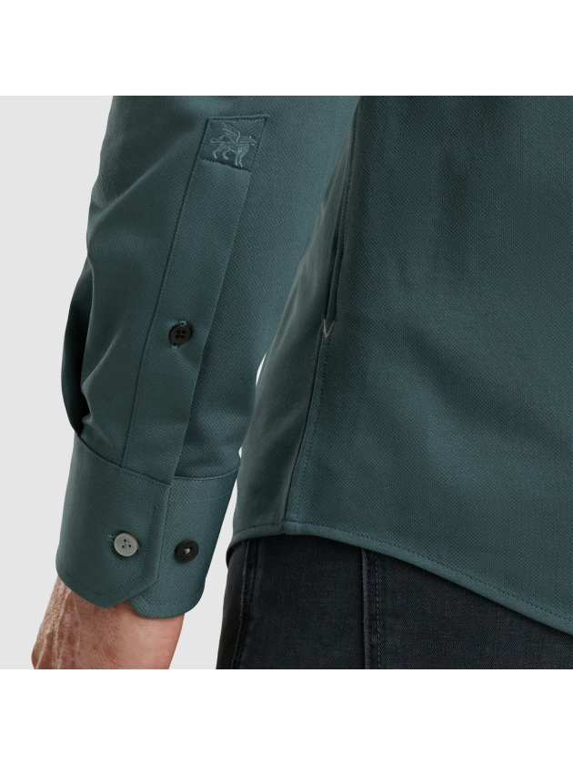 Vanguard LONG SLEEVE SHIRT Tech Oxford Jers 5279 Bering sea