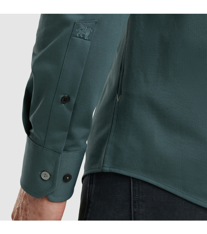 Vanguard LONG SLEEVE SHIRT Tech Oxford Jers 5279 Bering sea