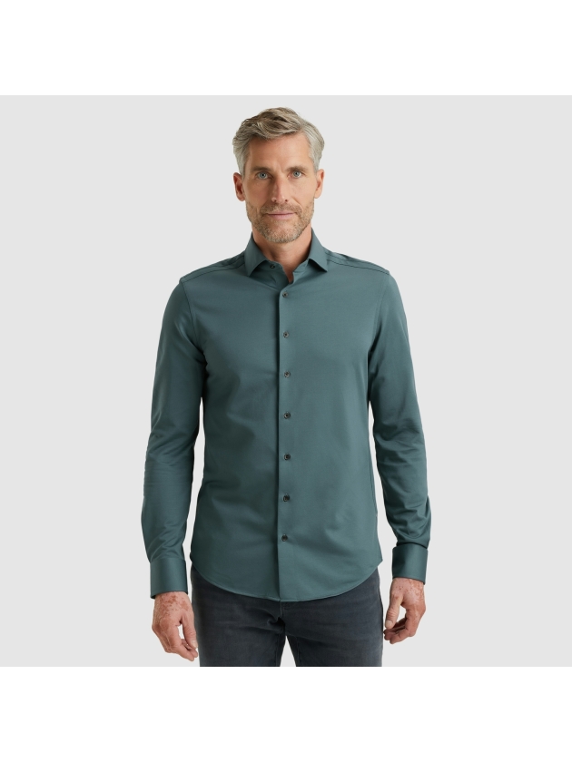 Vanguard LONG SLEEVE SHIRT Tech Oxford Jers 5279 Bering sea
