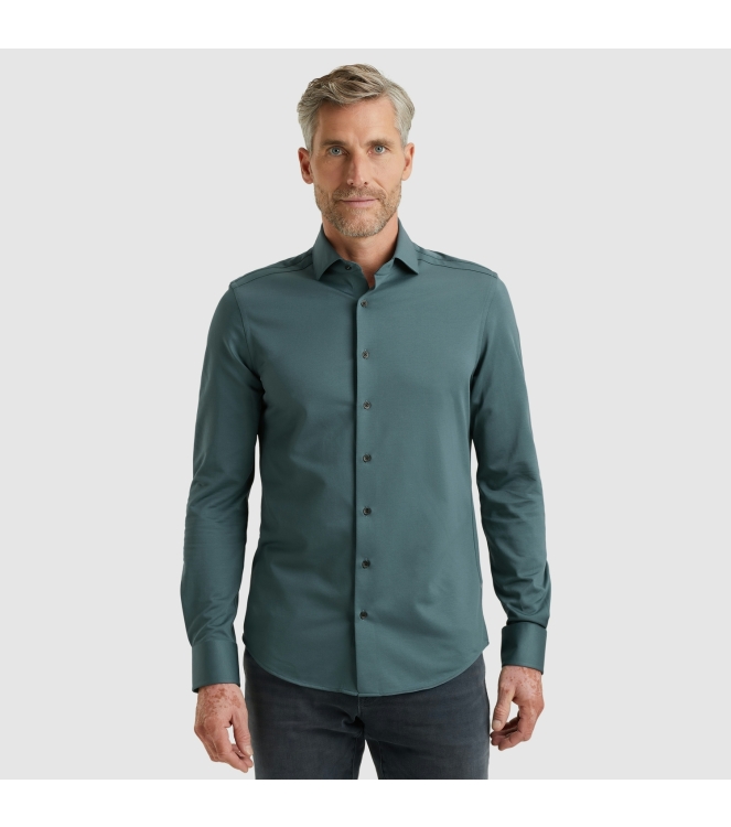 Vanguard LONG SLEEVE SHIRT Tech Oxford Jers 5279 Bering sea