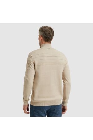 Vanguard Half zip collar cotton bonded moul 7144 White pepper