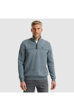 Vanguard Half zip collar cotton bonded moul 5409 Windward blue