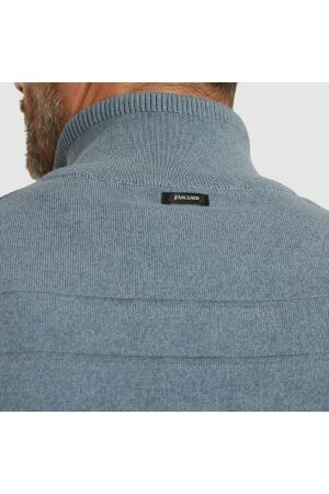 Vanguard Half zip collar cotton bonded moul 5409 Windward blue