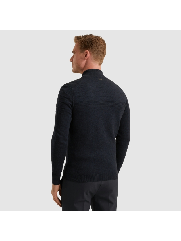 Vanguard Zip jacket cotton bonded mouline 5073 Sky captain