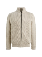 Vanguard Zip jacket wool blend 8015 Lead grey