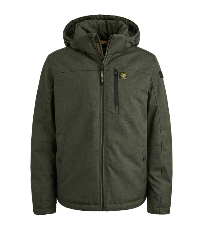 PME Legend Semi long jacket STRATOR Melange T 6425 Climbing Ivy