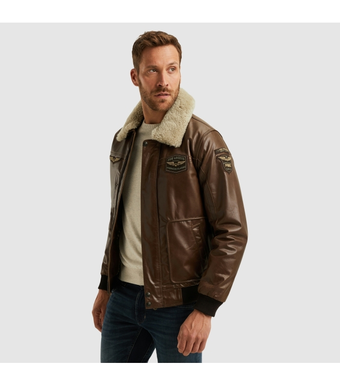 PME Legend Flight jacket HUDSON Buff Carwan 771 D.brown