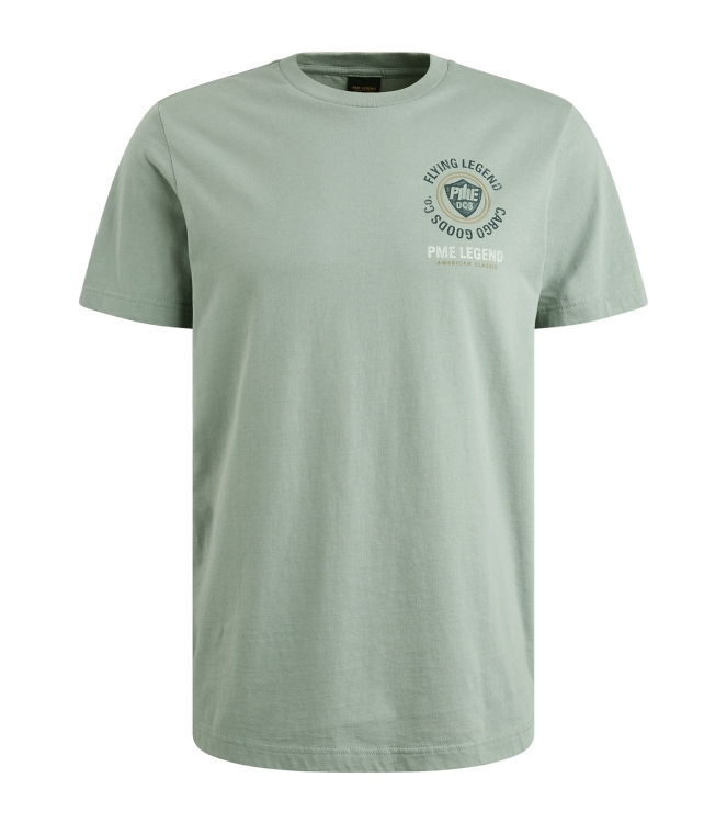 PME Legend Short sleeve r-neck single jersey 5226 Silver blue
