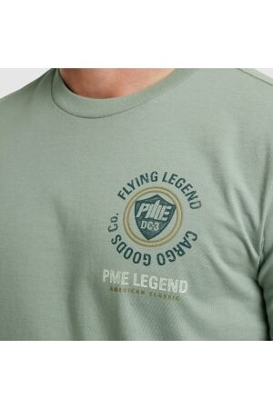 PME Legend Short sleeve r-neck single jersey 5226 Silver blue