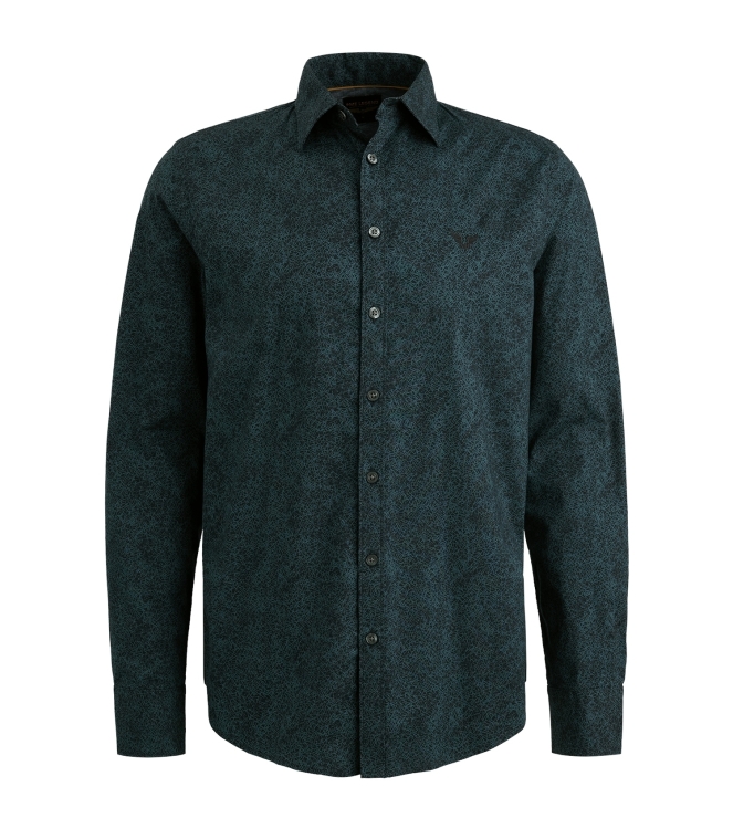 PME Legend LONG SLEEVE SHIRT Print on Ctn/Lyc 5281 Salute