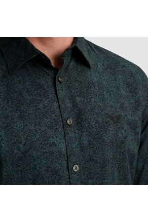 PME Legend LONG SLEEVE SHIRT Print on Ctn/Lyc 5281 Salute