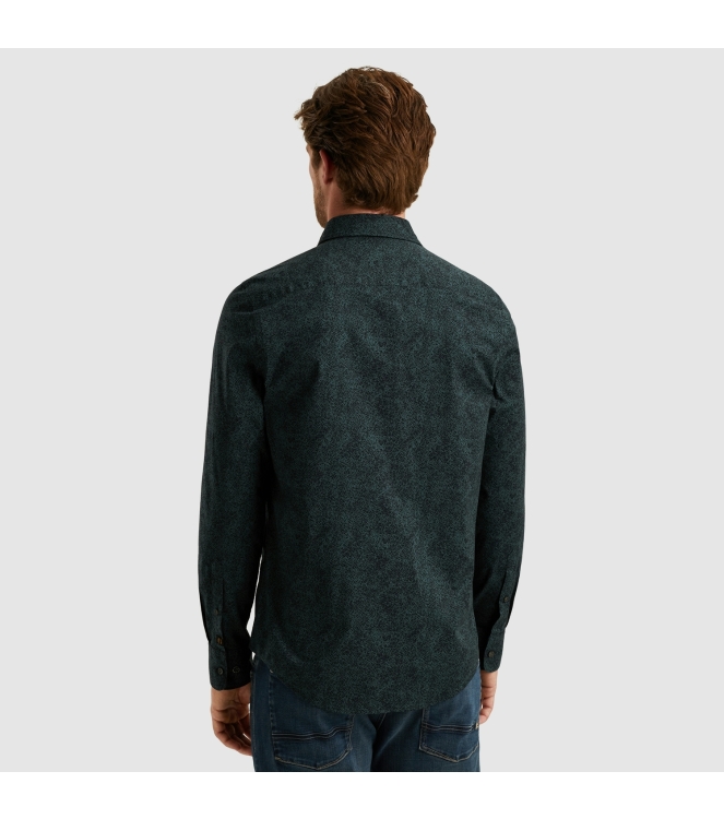 PME Legend LONG SLEEVE SHIRT Print on Ctn/Lyc 5281 Salute