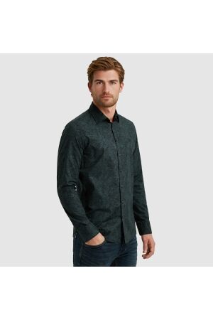 PME Legend LONG SLEEVE SHIRT Print on Ctn/Lyc 5281 Salute