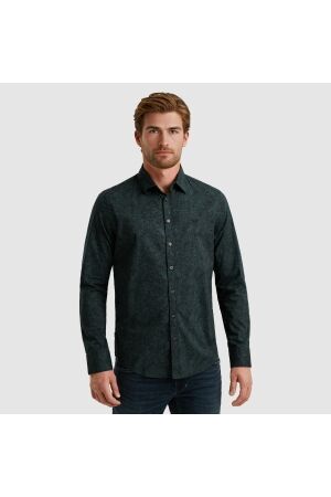 PME Legend LONG SLEEVE SHIRT Print on Ctn/Lyc 5281 Salute