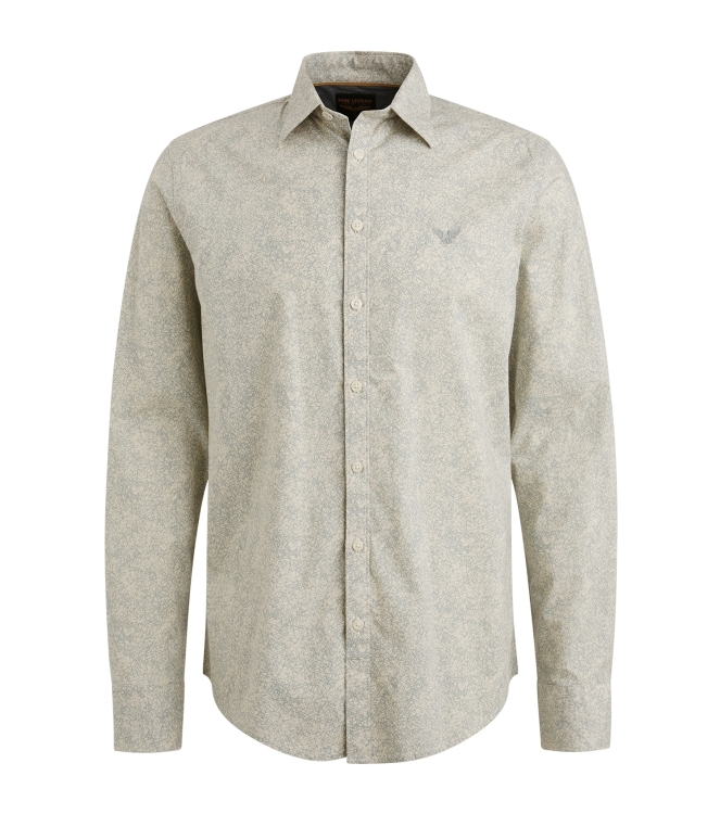 PME Legend LONG SLEEVE SHIRT Print on Ctn/Lyc 7011 Birch