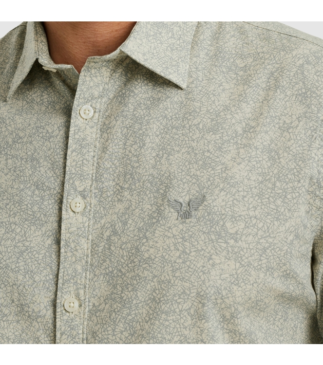 PME Legend LONG SLEEVE SHIRT Print on Ctn/Lyc 7011 Birch